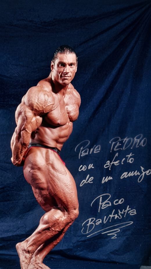 Fotografía dedicada a Pedro Gutiérrez por Paco Bautista